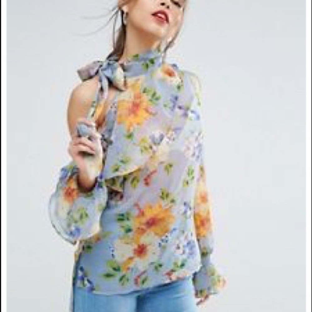 ASOS Feminine floral blouse